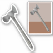 Toffee-Hammerbild Aufkleber (Vorderseite)