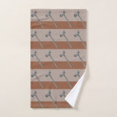 Toffee-Hammerbild Badhandtuch Set (Handtuch)