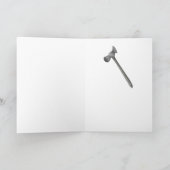 Toffee-Hammerbild Karte (Innenseite)