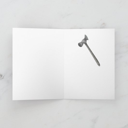 Toffee-Hammerbild Karte (Innenseite)