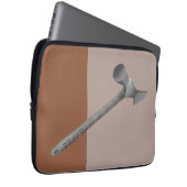 Toffee-Hammerbild Laptopschutzhülle (Vorne Rechts)
