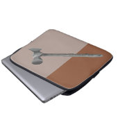 Toffee-Hammerbild Laptopschutzhülle (Vorne Knopf)