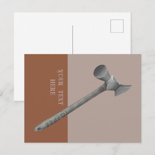 Toffee-Hammerbild Postkarte (Vorne/Hinten)