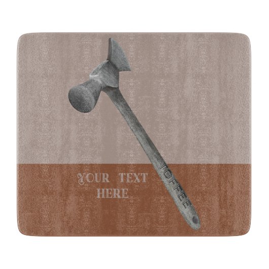 Toffee-Hammerbild Schneidebrett (Vorderseite)