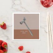 Toffee-Hammerbild Serviette (Beispiel)