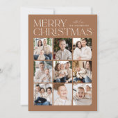 Toffee Moderne Weihnachten 9 Foto Collage (Vorderseite)