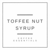 Toffee Nut Sirup Sticker (Vorderseite)