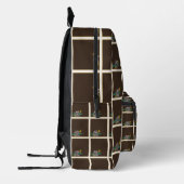Toffee-Rose Bedruckter Rucksack (Links)