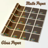 Toffee-Rose Geschenkpapier