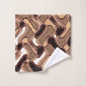 Toffee-u. Karamell-Tuch-Set durch Künstler C.L. Badhandtuch Set (Waschlappen)