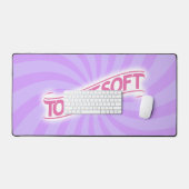 ToffeeSoft Logo-Desktop-matte - Rosa Schreibtischunterlage (Tastatur & Maus)