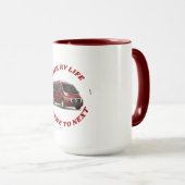 Tofino Tasse mit maronfarbenem Einsatz (VorderseiteRechts)