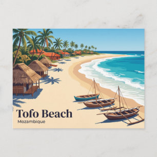 Tofo Beach Mosambik Postkarte