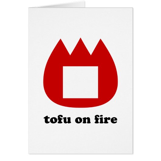 📛 Tofu auf Feuergrusskarte (Vorne)
