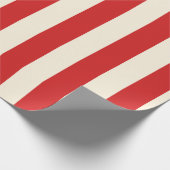 Tofu Cream Postbox Rote Streifen Geschenkpapier (Ecke)