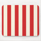Tofu Cream Postbox Rote Streifen Mousepad (Vorne)