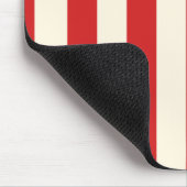 Tofu Cream Postbox Rote Streifen Mousepad (Ecke)