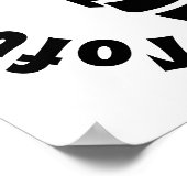 Tofu Flavored Ice Creme Poster (Ecke)