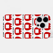 📛 Tofu in Brand Case-Mate iPhone Hülle (Rückseite (Horizontal))