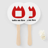📛 Tofu in Brand Fächer (Vorne und Hinten)