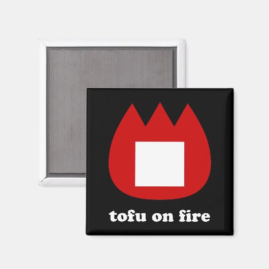 📛 Tofu in Brand Magnet (Vorderseite/Rückseite)