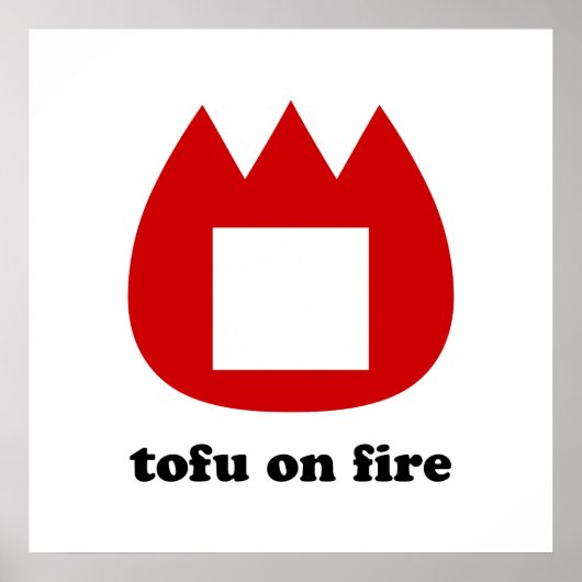 📛 Tofu in Brand Poster (Vorne)