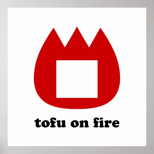 📛 Tofu in Brand Poster (Vorne)