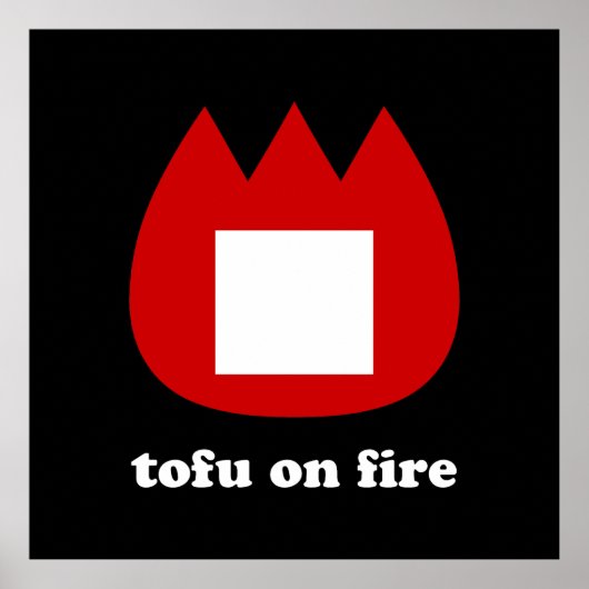 📛 Tofu in Brand Poster (Vorne)