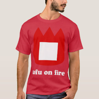 Tofu in Flammen T-Shirt