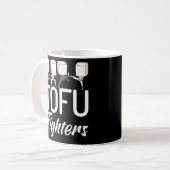 Tofu Kämpfer Tofu Kampfkunst Meatless Veggies Kaffeetasse (Vorderseite Links)