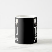 Tofu Kämpfer Tofu Kampfkunst Meatless Veggies Kaffeetasse (Mittel)
