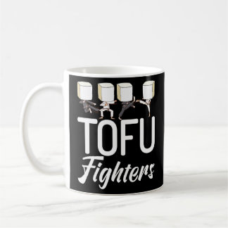 Tofu Kämpfer Tofu Kampfkunst Meatless Veggies Kaffeetasse