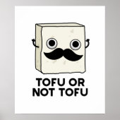 Tofu oder nicht Tofu Funny Shakespeare Food Pub Poster (Vorne)