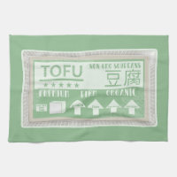 Tofu Pop Art Lebensmittelverpackung