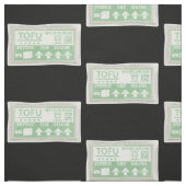 Tofu Pop Art Lebensmittelverpackung Stoff (Muster)