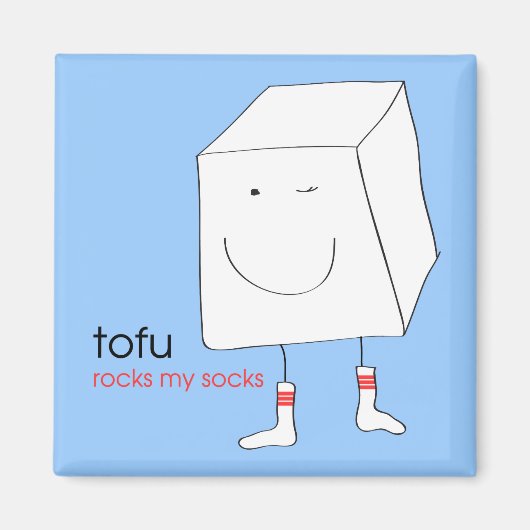 Tofu Rocks My Socks - Magnet (Vorne)