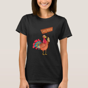 Tofu statt Truthahn Thanksgiving Vegan T-Shirt