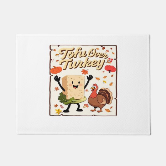 Tofu über den klassischen türkischen T - Shirt Fußmatte (Vorderseite)