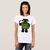 Tofubehälter der Vegetarier Android T-Shirt (Vorne ganz)