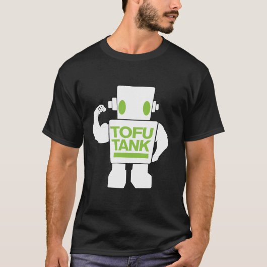 Tofubehälter der Vegetarier Android T-Shirt (Vorderseite)