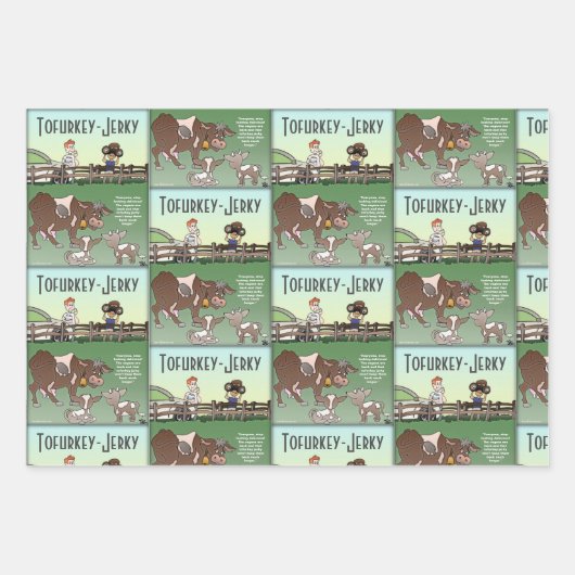 Tofurkey Geschenkpapier Set (Vorderseite 2)