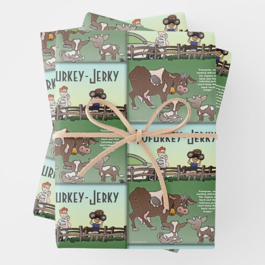 Tofurkey Geschenkpapier Set (Beispiel)