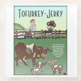 Tofurkey Jerky Glass Untersetzer