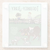 Tofurkey Jerky Glass Untersetzer (Rückseite)