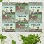 Tofurkey Jerky Kitchtuch Geschirrtuch (Gefaltet)