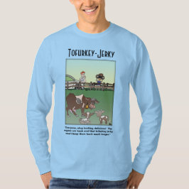 Tofurkey-Jerky Long-Sleeved Men-T - Shirt