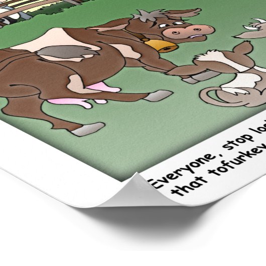 Tofurkey-Jerky Poster (Ecke)