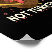 Tofurky, nicht Truthahn Poster (Ecke)