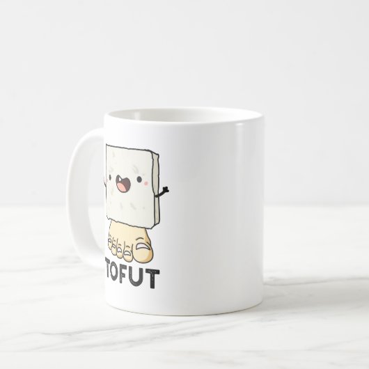 Tofut Funny Tofu Pub Kaffeetasse (Vorderseite Links)