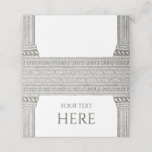 Toga Buffet-Zeichen, Faltes Catering-Lebensmittele Platzkarte (Außenseite Aufgefaltet)